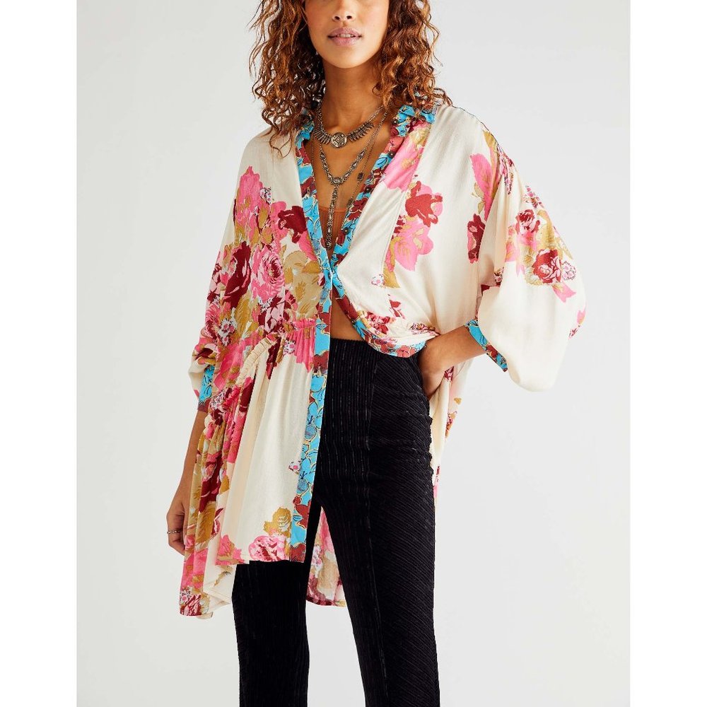 NWT Free People Brunch A Bunch Top / Light Combo